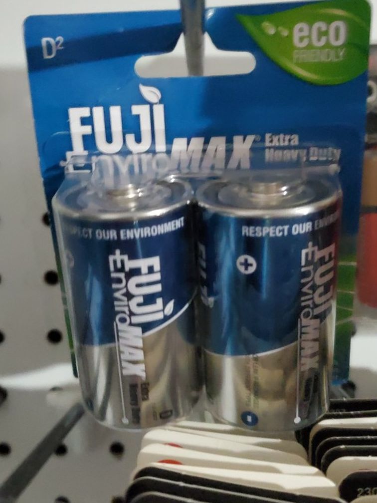 2 Pk Of D Batteries