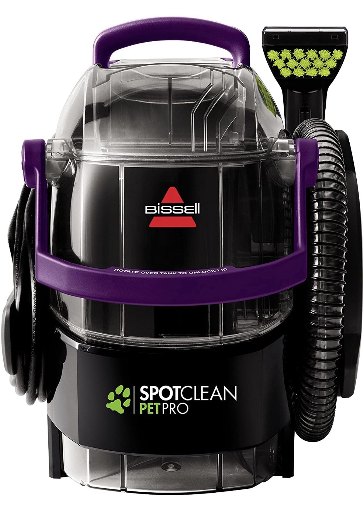 NEW! BISSELL SpotClean Pet Pro Portable Carpet Cleaner, 2458