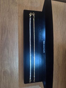Diamond and Gold Bracelets