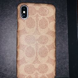 Authentic coach phone case for Apple iPhone X an10 S 