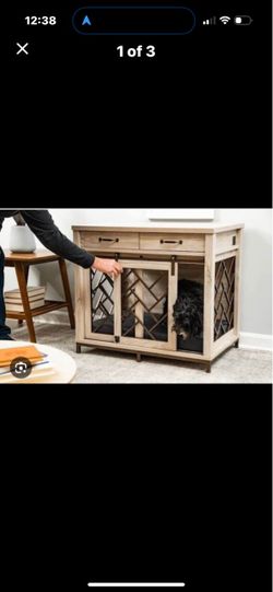 Barn Door Dog Crate