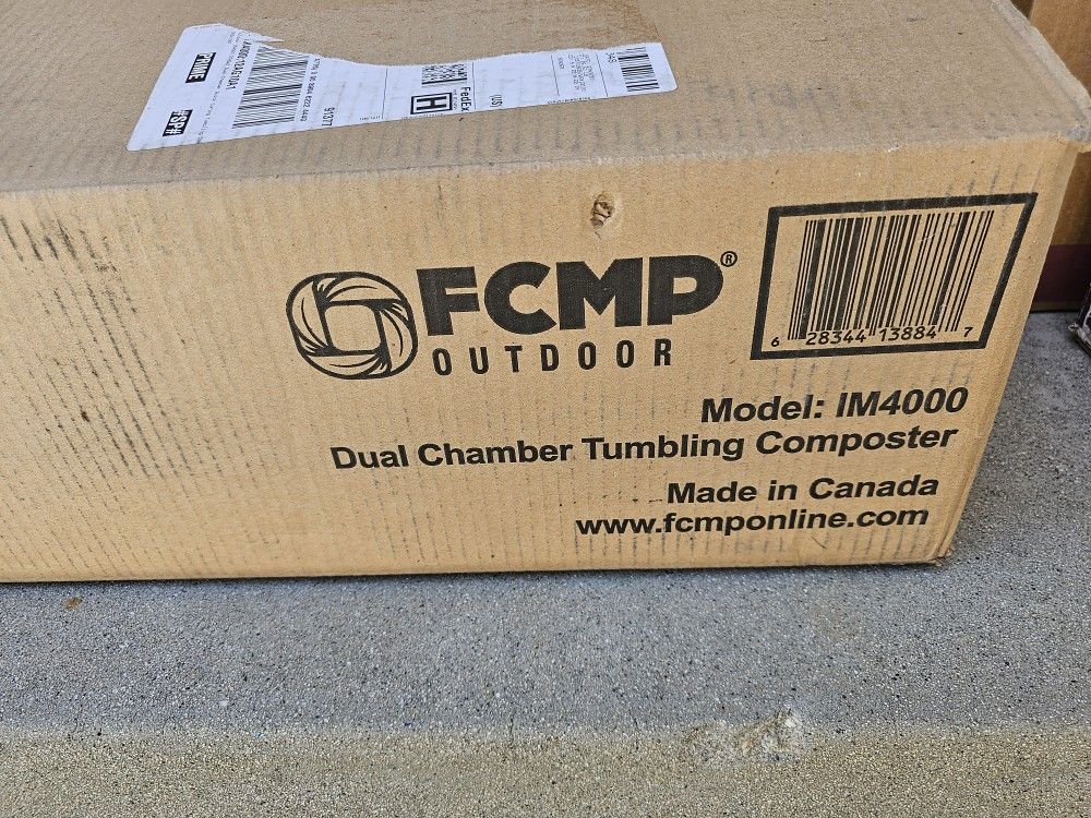 Dual Chamber Compost Tumbler