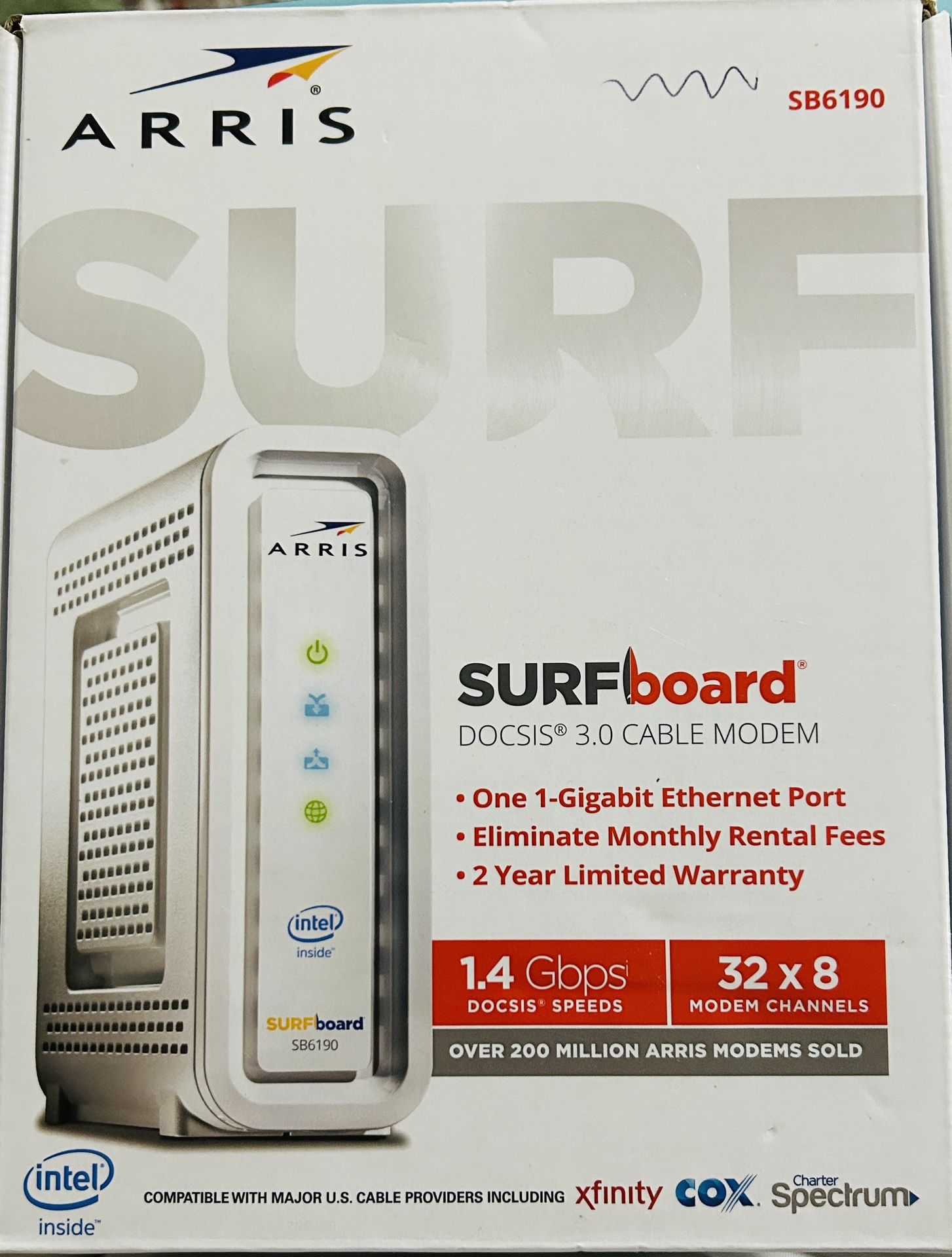 Arris Surfboard Docsis 3.0 Cable modem SB6190