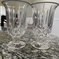 Crystal Candle Holders Set Of 2