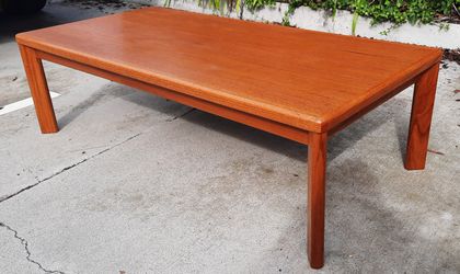 beautiful Danish TEAK rectangular COCKTAIL COFFEE TABLE and Others 