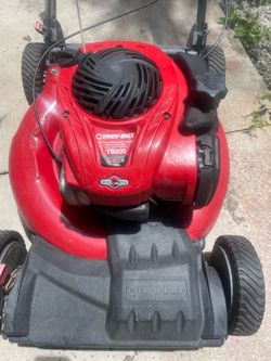 Troy bilt lawn mower self propelled