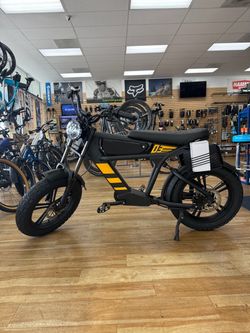 Moped-Style Fat Tire Electric Bike