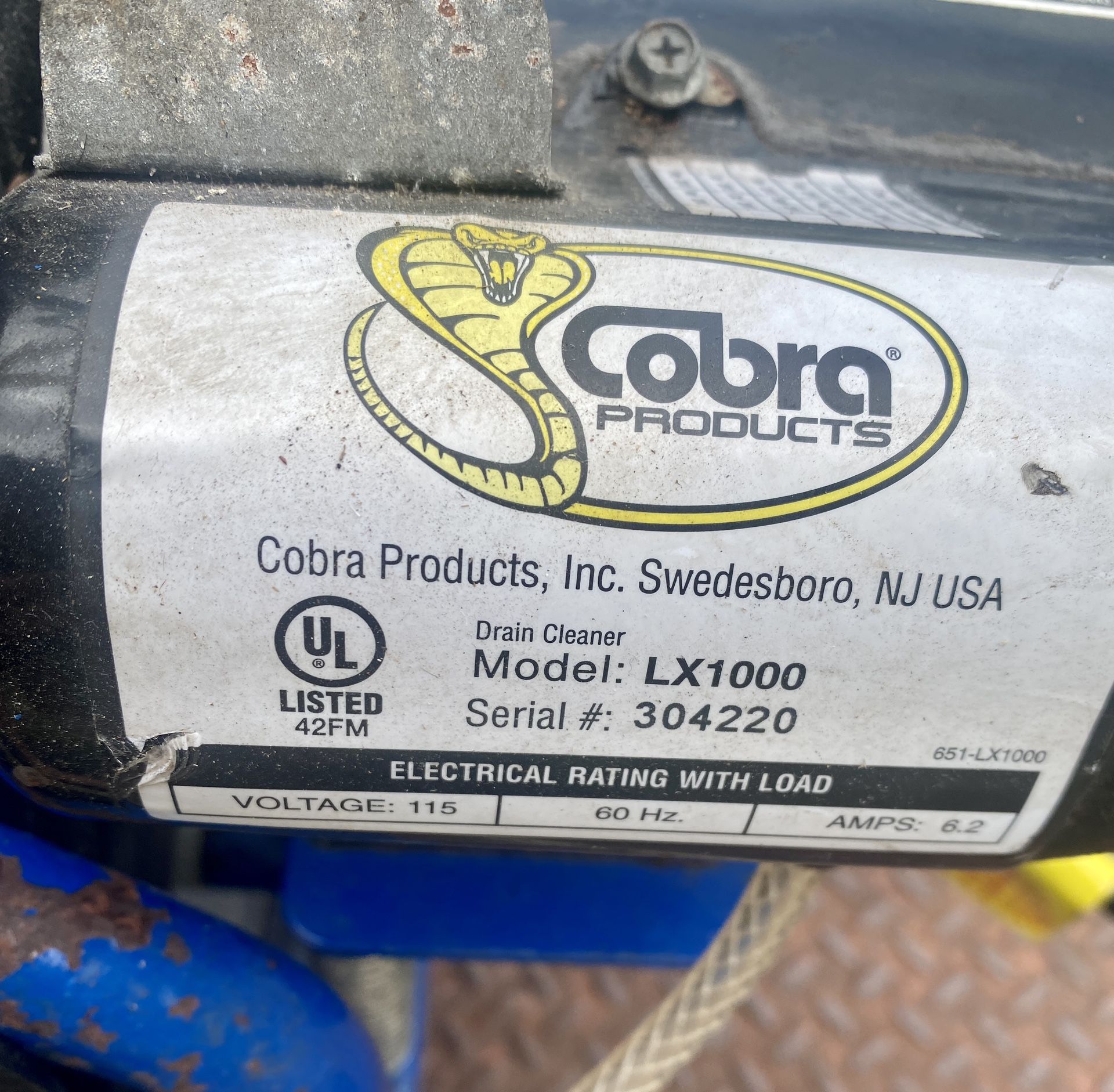 Cobra 90041 100ft Drain Cleaning Machine for Sale in Las Vegas, NV - OfferUp