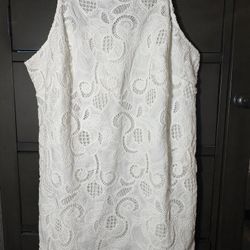White Linen Brand New Boho Dress 