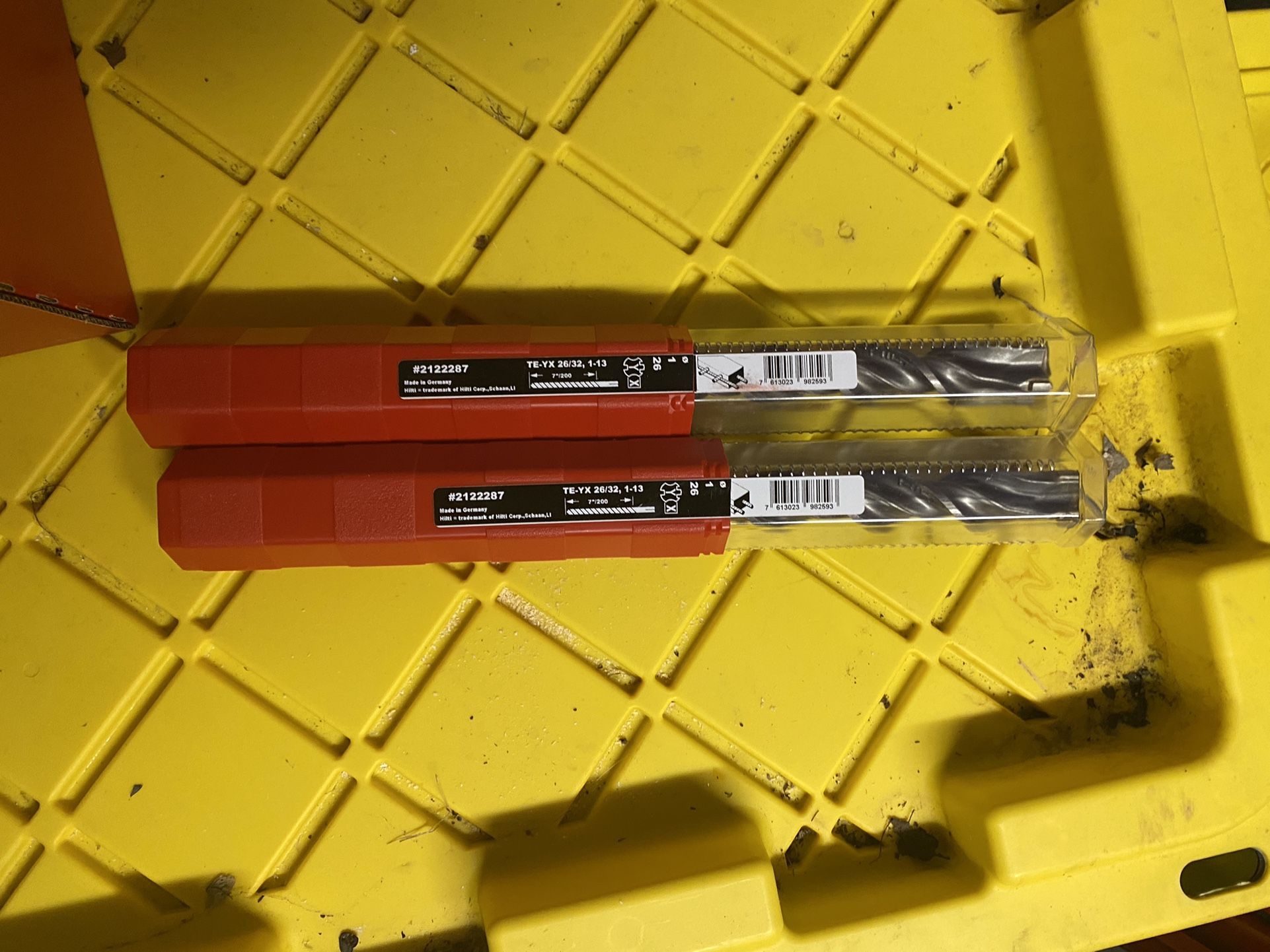 Hilti 1” Sds Hammer Drill Bits