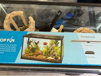 40 Gallon Glass Top, Bubblers and Filters