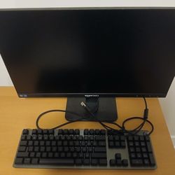 Monitor and keyboard included