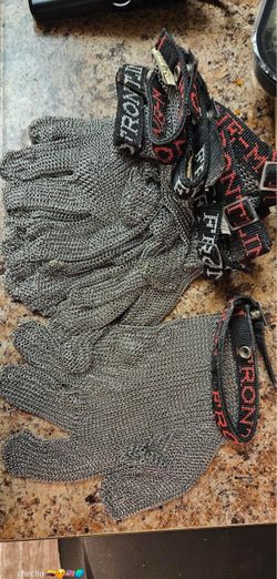 Guantes metal carnicería