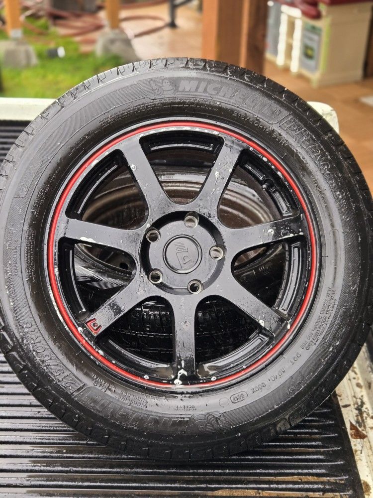 16" Spare TIRES One Mag, One Steel Wheel