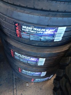 New set of tires 225 75 15 st 14ply