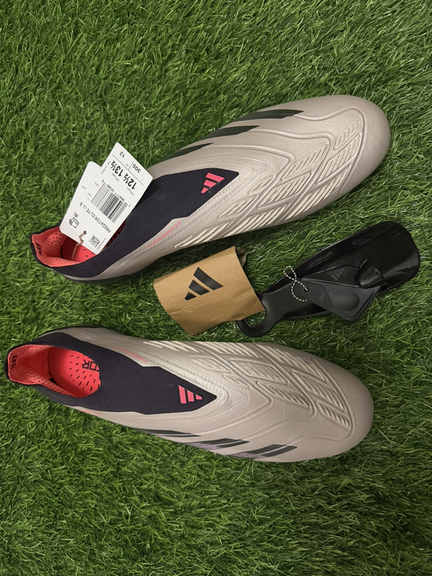 Adidas Predator Elite LL SG Platinum Metallic Soccer Cleats mens