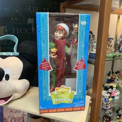 Telco Disney Peter Pan Christmas Animated Musical Display Figure