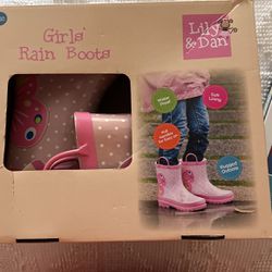 Lily And Dan Girls Rain Boots