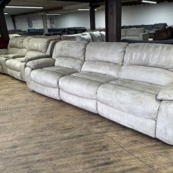 Delivery Available reclining sofa loveseat couch set
