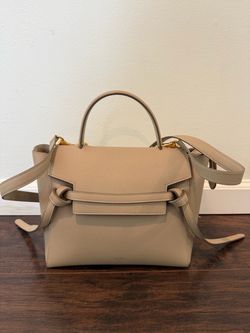 Celine Belt Bag Textured Leather Micro - Neutral