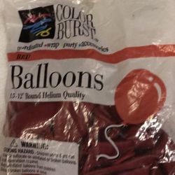 12 Helium Quality Red 12 In Balloons Great For Valentines Day