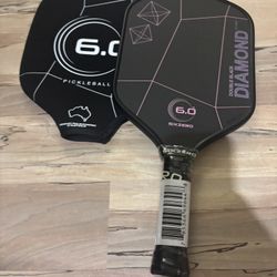 Six Zero 6.0 Double Black Diamond 14mm Pickleball Paddle 