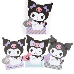 Sanrio Kuromi Memo Pads Mini Notepads Kawaii Stationery