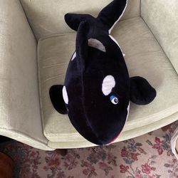 Large Plush Sea World Shamu Plush Whale Toy Doll