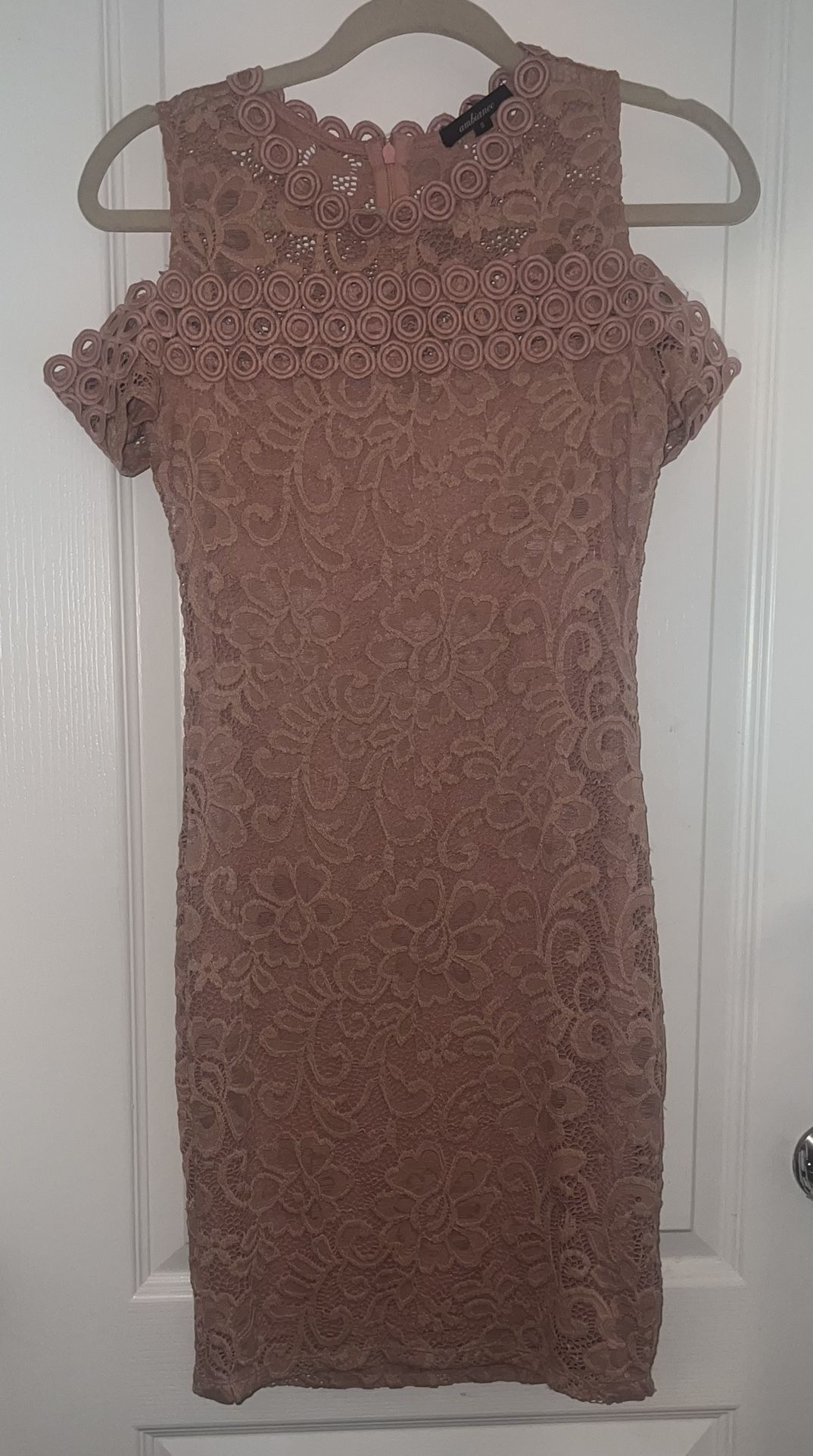 Ambiance Blush Pink Dress Size S