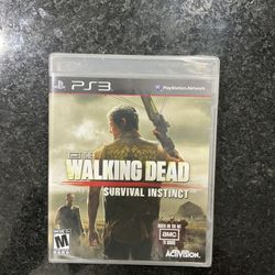 PS3 Play Station Network “The Walking Dead “ Survival Instinct Game