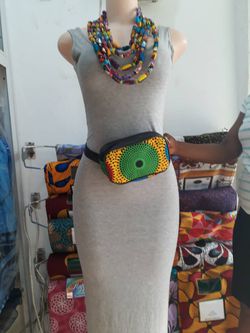 Handmade African waist bag