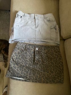 Denim skirts