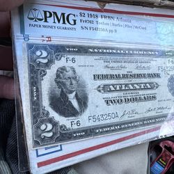 1918 $2 Battleship FRBN