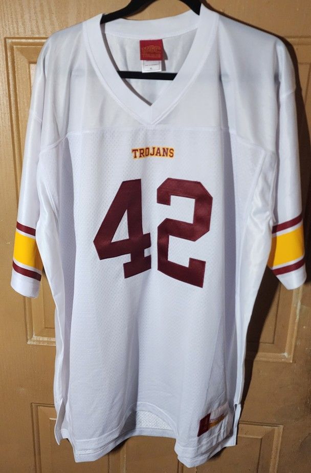 USC TROJANS LEGENDARY PLAYER #42 RONNIE LOTT STITCHED JERSEY XLARGE