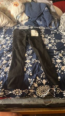 Purple jeans ripped