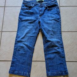 Jeans Capri Boot Cut Gap Jeans Size 10 