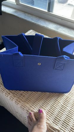 Small Dark Blue Cloth Purse New