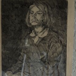 Lewis Cohen (1(contact info removed)) Original Signed Drawing - Prix de Rome Artist - Mid-Century