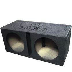 Qpower QBOMB15V Bomb Empty Woofer Box (2)15"Slotported