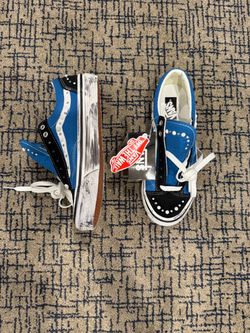 Vans Low-Top Sneakers Blue Black Studded