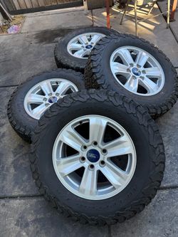 LT255/70/R17 Bfgoodrich all Terrain & Ford f150