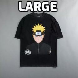 DARC SPORT NARUTO "PREMIUM" LARGE OVERSIZED TEE IN BLACK BRAND NEW!!