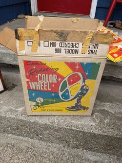 1950s spartus rotating color wheel