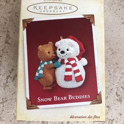Hallmark Keepsake Ornament 2005 Snow Bear Buddies 