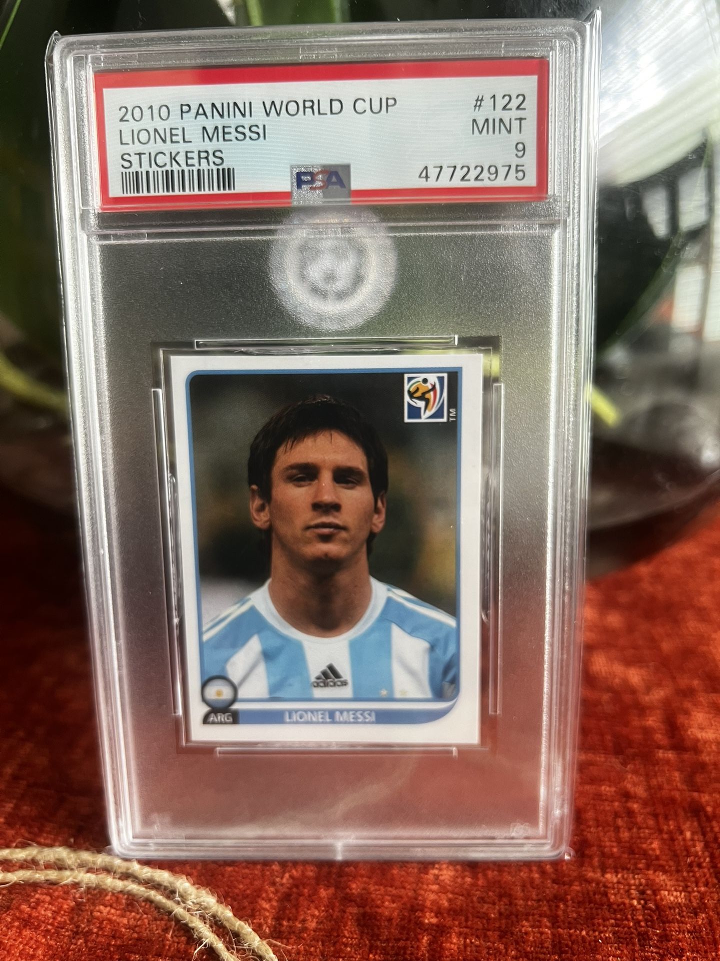 2010 Panini World Cup Lionel Messi Stickers