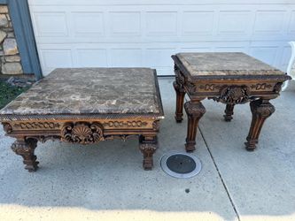 Ashley Casa Mollino Marble Table Set – 2 Piece