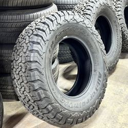 4 BFGoodrich KO2 All Terrain Tires LT285/70R17 99% Tread Load Range C tires Jeep rubicon tacoma trd 