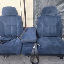 GM obs 40/60 blue seat 1998 GMC sierra
