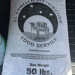 5 Gallon es de Tide 45.00///  50 Libras de Frijol Pinto 45.00