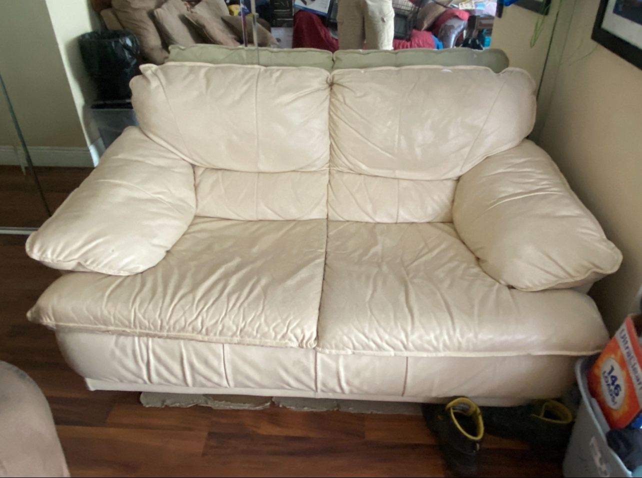 Used Leather Couch 